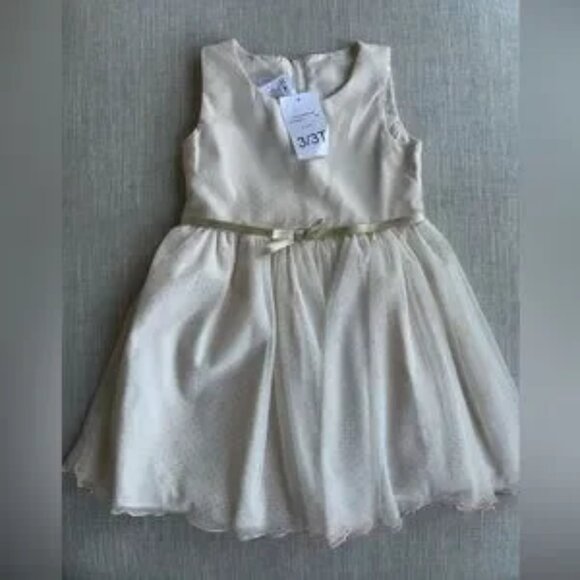 Iris & Ivy NWT Gold Jacket and Dress (size 3T) - Picture 2 of 11